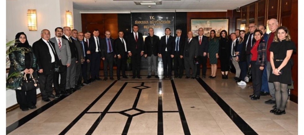 ANADOLU BASIN BİRLİĞİ, BAŞKAN MANSUR YAVAŞ BİR ARAYA GELDİ