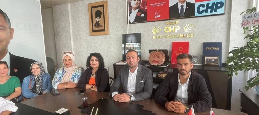 CHP Nizip ilçe başkanı Av.Mehmet Murat Alagöz’den Teşekkür Açıklaması