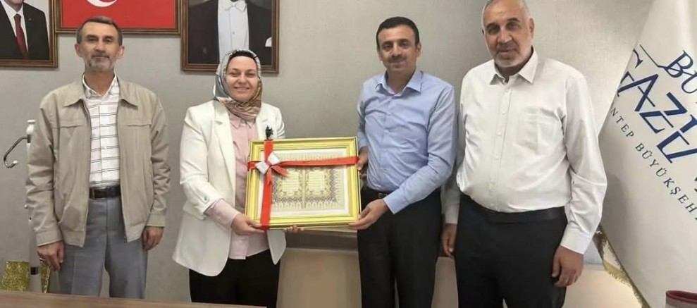 İlçe Müftülüğünden Büyükşehir Belediyesine İş Birliği Ziyareti