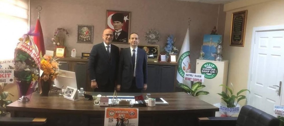 Kaymakam Osman Uğurlu’dan Oda Başkanlarına Hayırlı Olsun Ziyareti