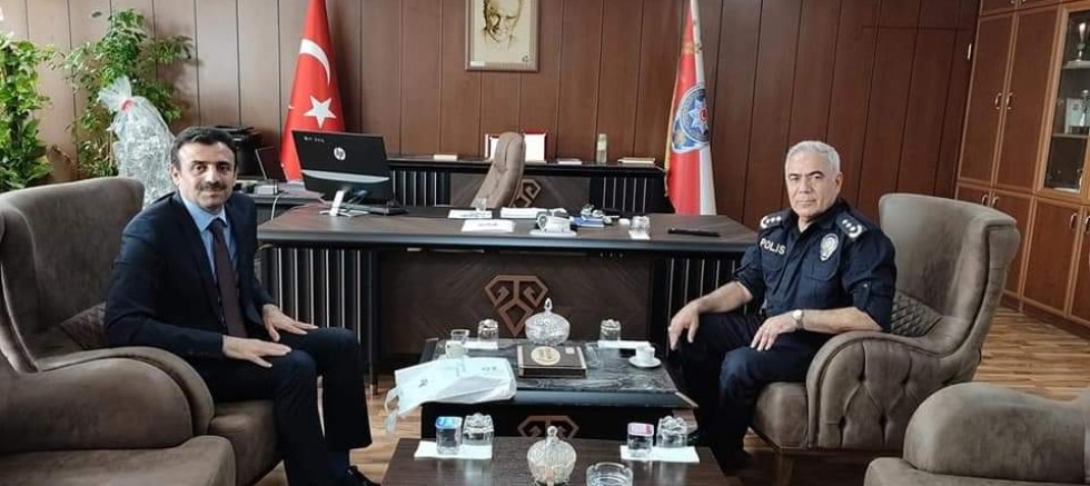 Müftü Özçelik'ten Emniyet Müdürlüğü ve Jandarma Komutanlığına Ziyaret