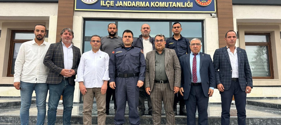 Nizip Gazeteciler Derneği'nden İlçe Jandarma Komutanı Altay’a “Hayırlı Olsun” Ziyareti