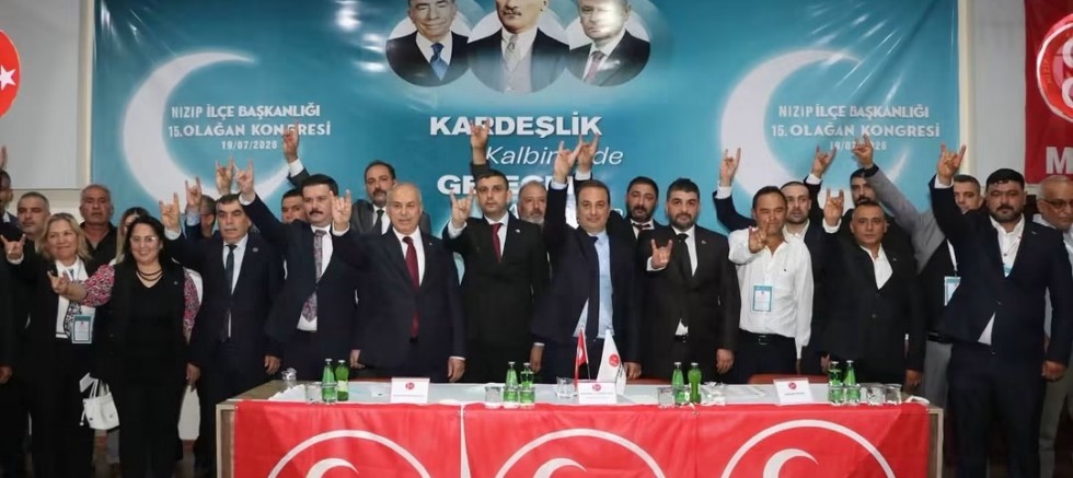 Nizip MHP İlçe Başkanlığı Olağan Kongresi Gerçekleştirildi