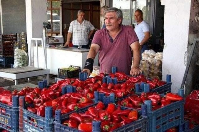 Nizip'te Salçalık Biber Satışları Başladı