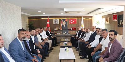 AK Parti Gaziantep Milletvekili İrfan Çelikaslan'dan Nizip İlçe Başkanlığına Hayırlı Olsun Ziyareti