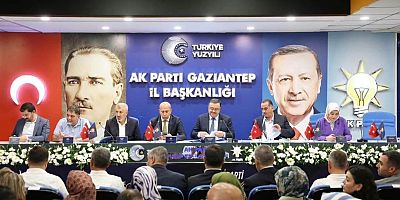AK Parti Gaziantep’te Temmuz Ayı Daraltılmış İl Danışma Meclisi Toplantısı Yapıldı