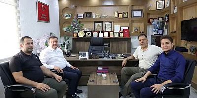 AK Parti İl Başkanı Sayın Fatih Fedaioğlu, kutsal hac ibadetini yerine getirerek yurda dönen iş insanı Mustafa Doktoroğlu’nu iş yerinde ziyaret etti