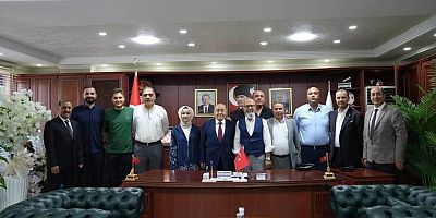 AK Parti Nizip Teşkilatından Başkan Ünal Akdoğan'a Hayırlı Olsun Ziyareti