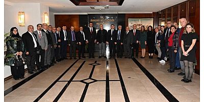 ANADOLU BASIN BİRLİĞİ, BAŞKAN MANSUR YAVAŞ BİR ARAYA GELDİ