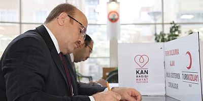 Belediye Başkanı Sarı’dan kan bağışına davet