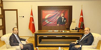 Belediye Başkanı Sarı’dan Kaymakam Uğurlu’ya ziyaret 