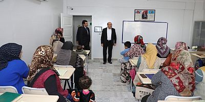 Belediye Başkanı Sarı’dan Kur’an Kurslarına ziyaret