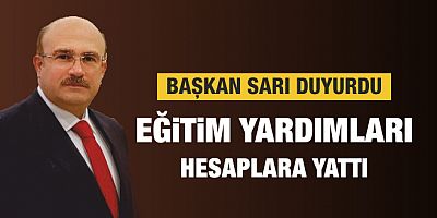 Belediyenin eğitim yardımları hesaplara yattı