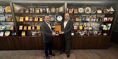  Doğan'dan İşmont Tekstil Yönetim Kurulu Başkanı  Mehmet Bildirici'ye Ziyaret 