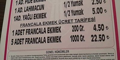 Ekmeğe Zam