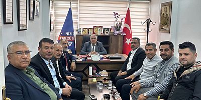 NİZİP AK PARTİ TEŞKİLATINDA TERCÜMAN GAZETESİNE ZİYARET.