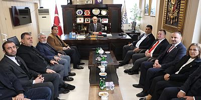 Nizip Belediye başkanı Ali Doğan “Yavuzeli Belediye Başkanımız Sn. Mehmet Kaya'yı ziyaret etti