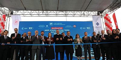 Nizip İleri Biyolojik Atık Su Arıtma Tesisi hizmete açıldı