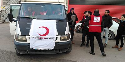 Nizip Kızılay deprem sonrası yapılan çalışmaları değerlendirdi 