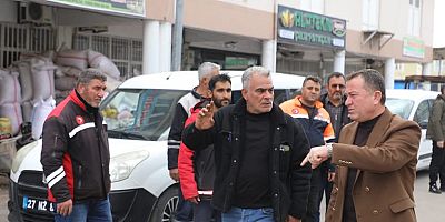 Nizip'te yol düzenleme çalışmaları sürüyor 