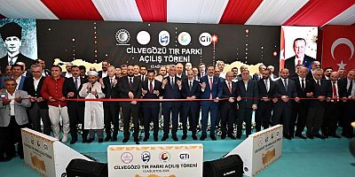 NTB BAŞKANI İBRAHİM SARI CİLVEGÖZÜ TIR PARKI AÇILIŞ TÖRENİNE KATILDI