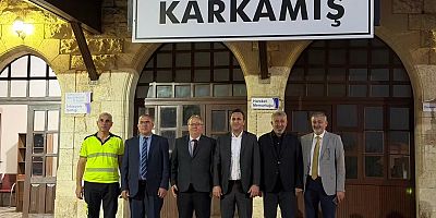 TCDD Genel Müdürü Ufuk Yalçın Karkamış'ta: Yolcu Taşımacılığı İçin İlk Adımlar Atıldı.
