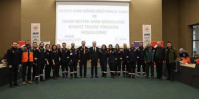 Yeni Destek AFAD Gönüllüleri sahaya indi 