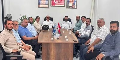 Yeniden Refah Partisi'nden Anahtar Parti Nizip İlçe Başkanı Halil Aykut'a Hac Ziyareti