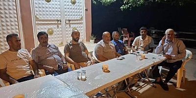 Yeniden Refah Partisi Nizip Teşkilatı İkizce Mahallesi'nde Vatandaşlarla Buluştu