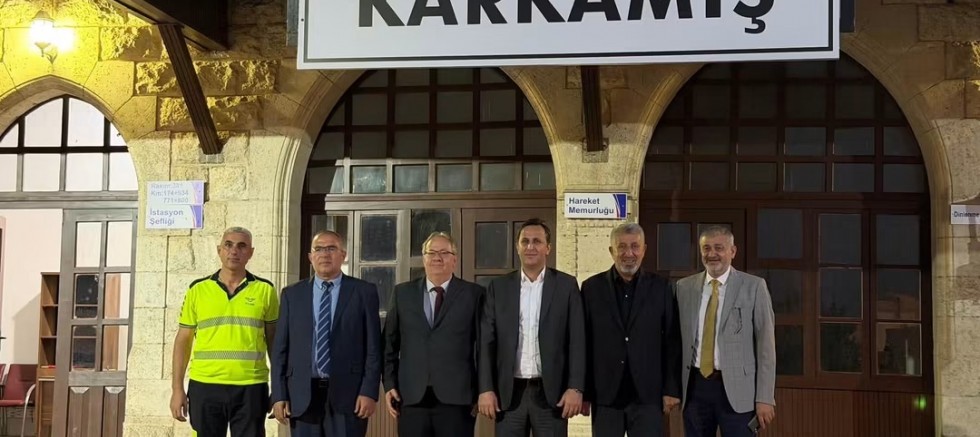 TCDD Genel Müdürü Ufuk Yalçın Karkamış'ta: Yolcu Taşımacılığı İçin İlk Adımlar Atıldı.
